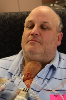 Kangaroo Care With Daddy