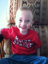 James has been happier than ever these last few weeks. He laughs and smiles all day. Such a joy!