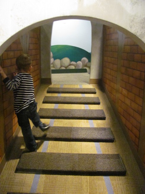 Lots of running and climbing!