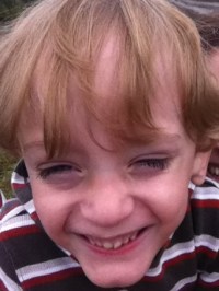 Sadly, I didn't even get a photo of the reunion. Just imagine this smile, but ten times bigger!!